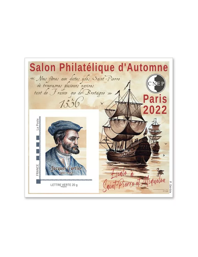 n° 91a - Timbre France CNEP (Non dentelé)