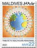 n° 7606 - Timbre MALDIVES Poste