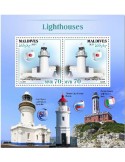n° 1488 - Timbre MALDIVES Blocs et feuillets