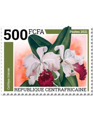 n° 8430/8433 - Timbre CENTRAFRIQUE Poste 2