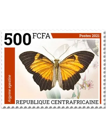 n° 8470/8473 - Timbre CENTRAFRIQUE Poste 2