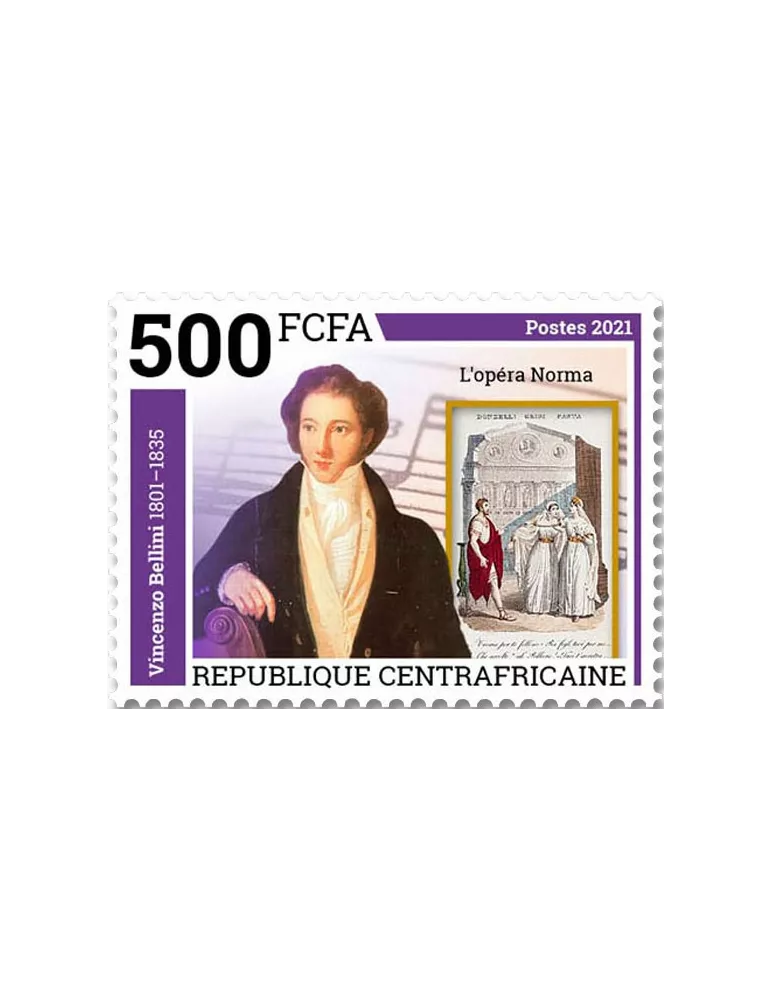 n° 8506/8509 - Timbre CENTRAFRIQUE Poste