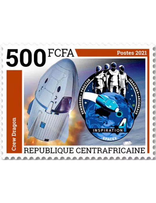 n° 8526/8529 - Timbre CENTRAFRIQUE Poste