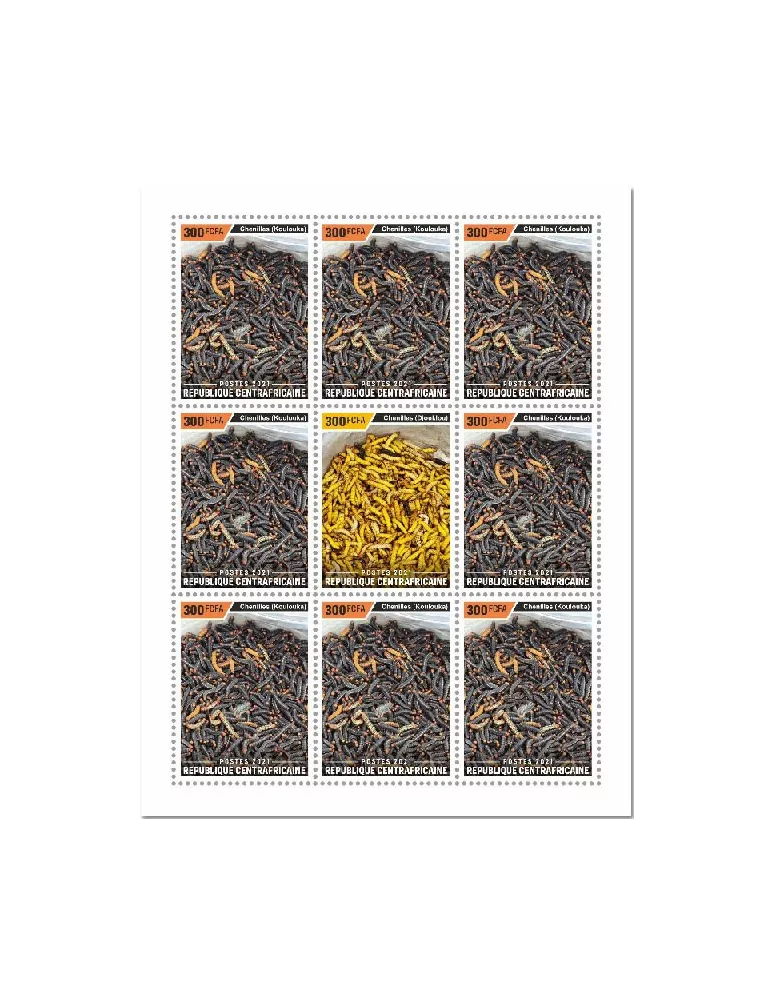 n° F8376 - Timbre CENTRAFRIQUE Poste