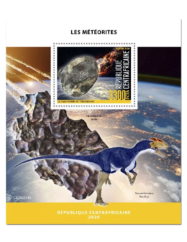 n° 1669 - Timbre CENTRAFRIQUE Blocs et feuillets