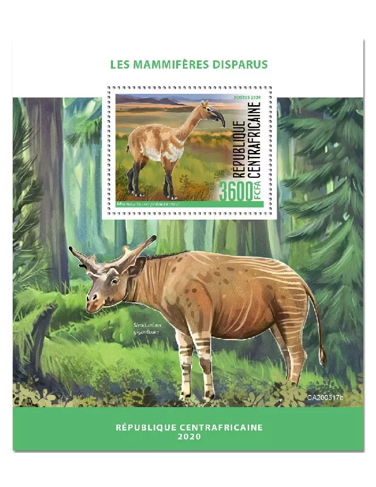 n° 1672 - Timbre CENTRAFRIQUE Blocs et feuillets