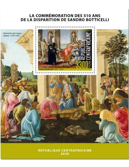 n° 1679 - Timbre CENTRAFRIQUE Blocs et feuillets