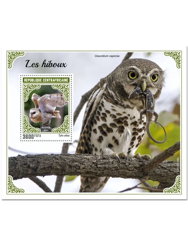 n° 1722 - Timbre CENTRAFRIQUE Blocs et feuillets