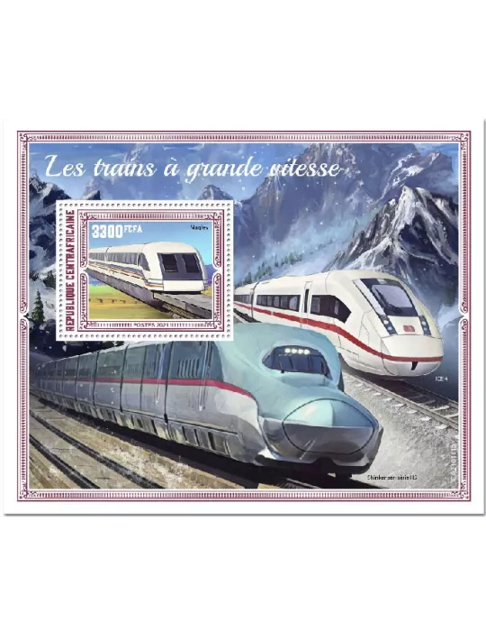 n° 1725 - Timbre CENTRAFRIQUE Blocs et feuillets