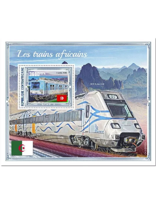 n° 1726 - Timbre CENTRAFRIQUE Blocs et feuillets