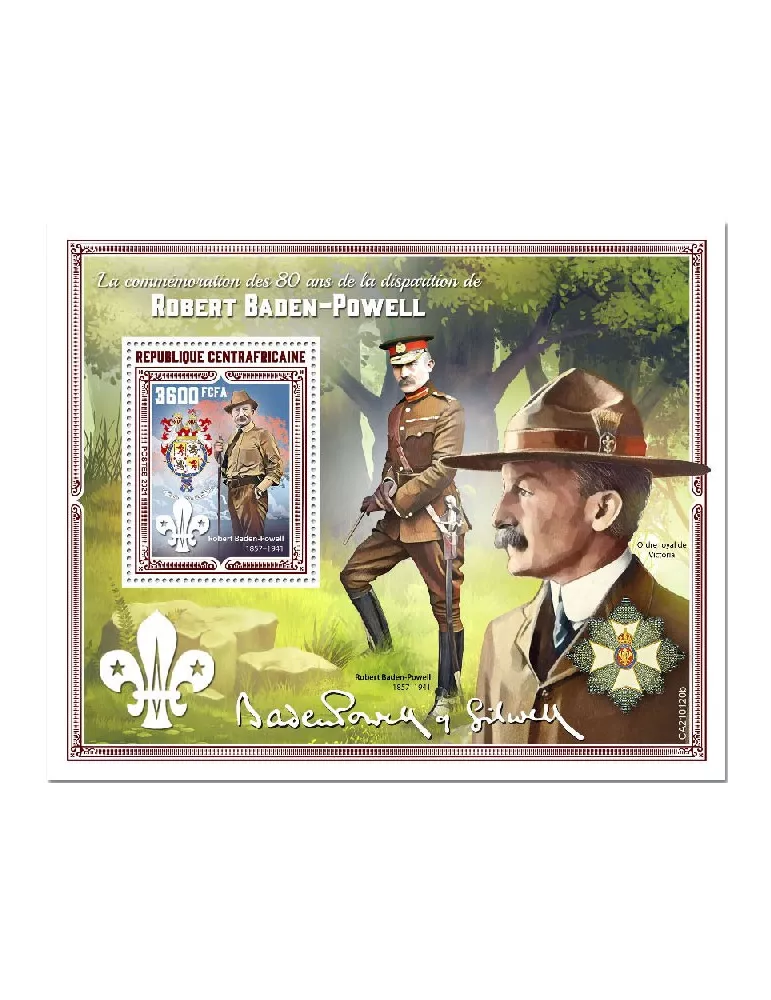 n° 1734 - Timbre CENTRAFRIQUE Blocs et feuillets