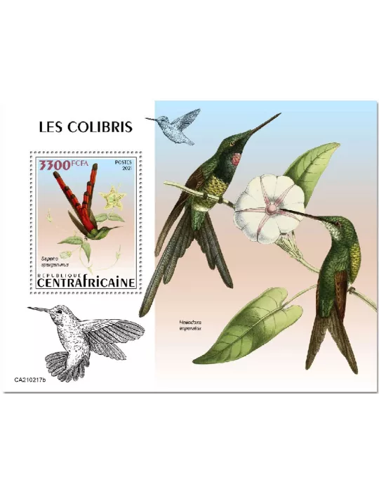 n° 1760 - Timbre CENTRAFRIQUE Blocs et feuillets