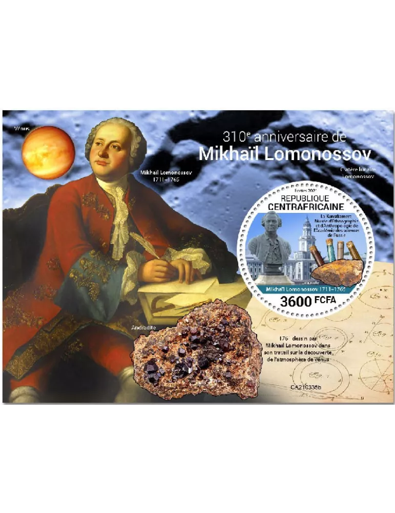 n° 1808 - Timbre CENTRAFRIQUE Blocs et feuillets