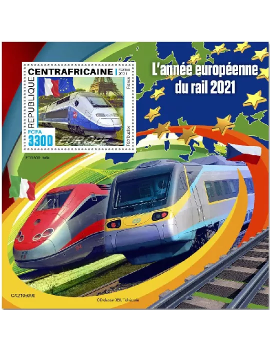 n° 1891 - Timbre CENTRAFRIQUE Blocs et feuillets