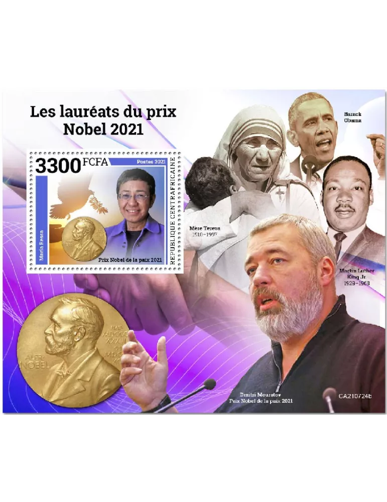 n° 1928 - Timbre CENTRAFRIQUE Blocs et feuillets