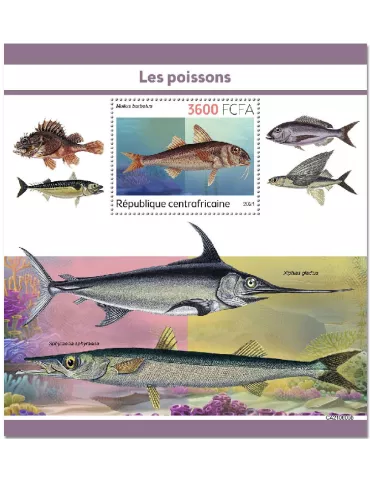 n° 1938 - Timbre CENTRAFRIQUE Blocs et feuillets