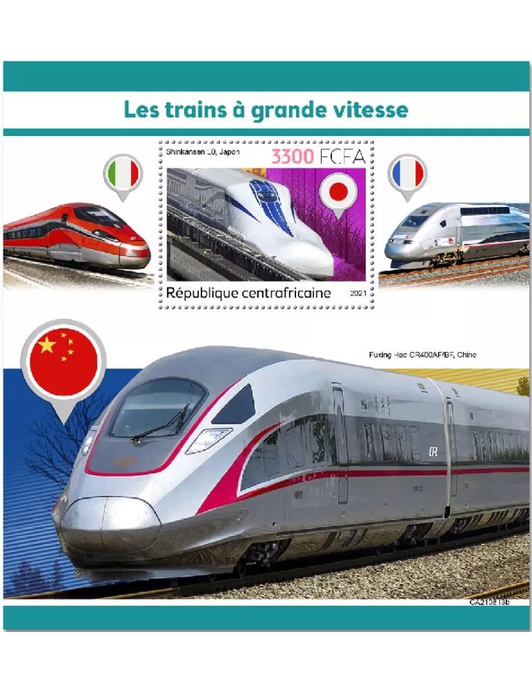 n° 1945 - Timbre CENTRAFRIQUE Blocs et feuillets