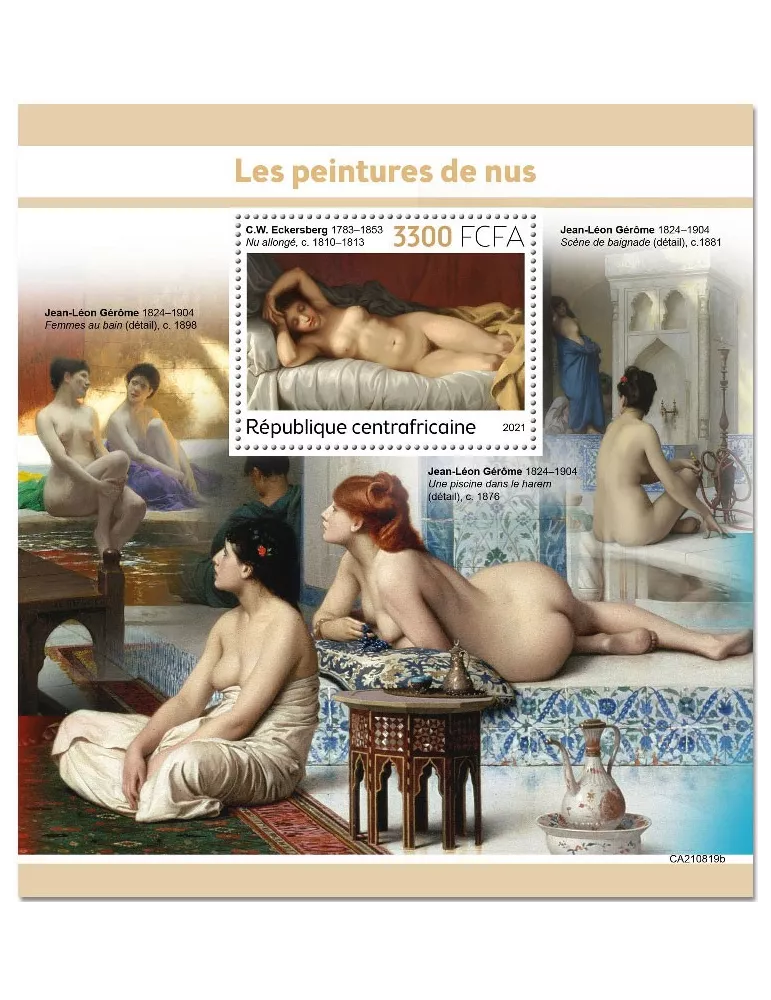 n° 1951 - Timbre CENTRAFRIQUE Blocs et feuillets