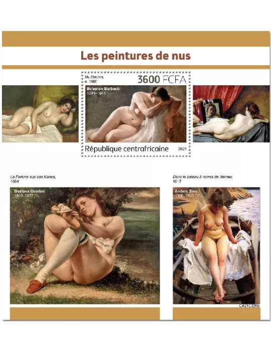 n° 1952 - Timbre CENTRAFRIQUE Blocs et feuillets