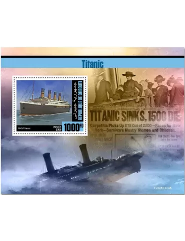 n° 617 - Timbre DJIBOUTI Blocs et feuillets