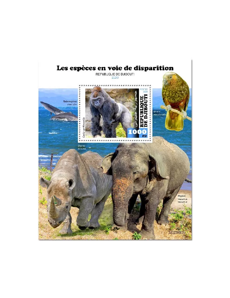 n° 635 - Timbre DJIBOUTI Blocs et feuillets