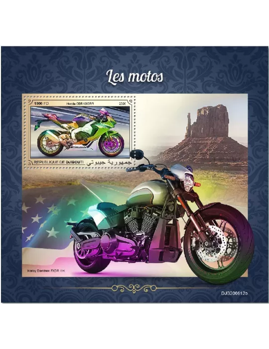 n° 650F - Timbre DJIBOUTI Blocs et feuillets