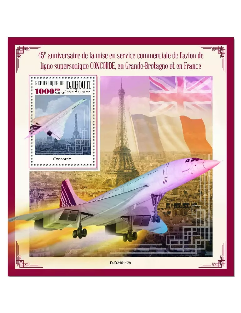 n° 661 - Timbre DJIBOUTI Blocs et feuillets