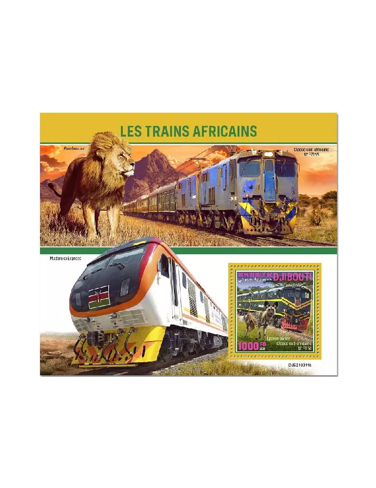 n° 701 - Timbre DJIBOUTI Blocs et feuillets