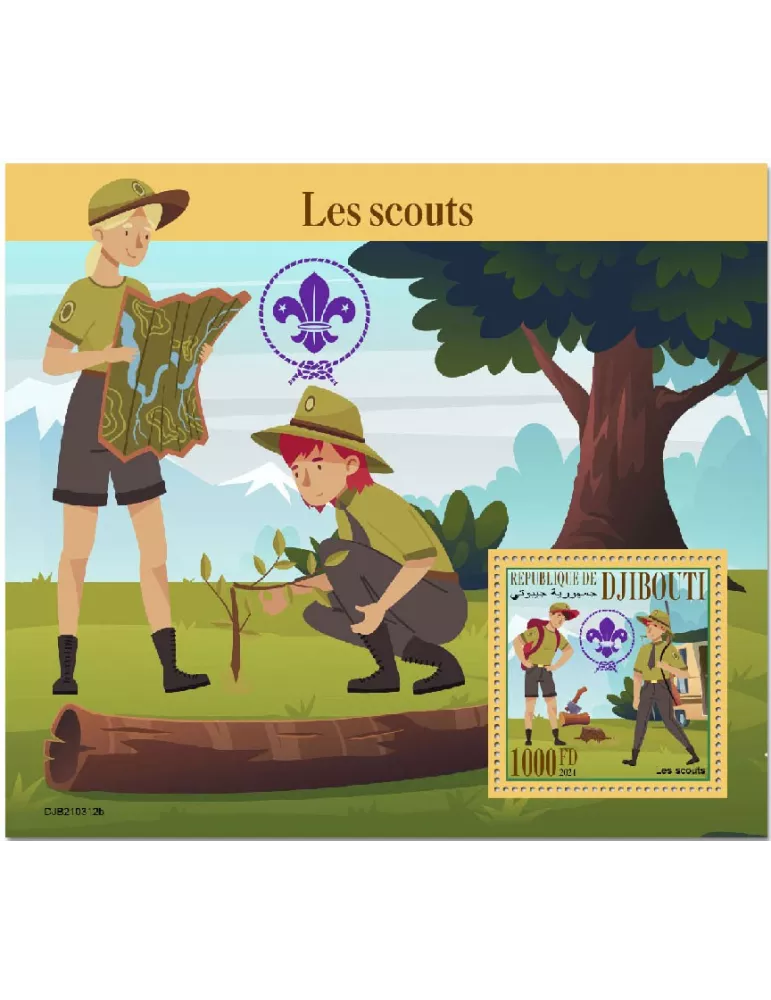 n° 702 - Timbre DJIBOUTI Blocs et feuillets