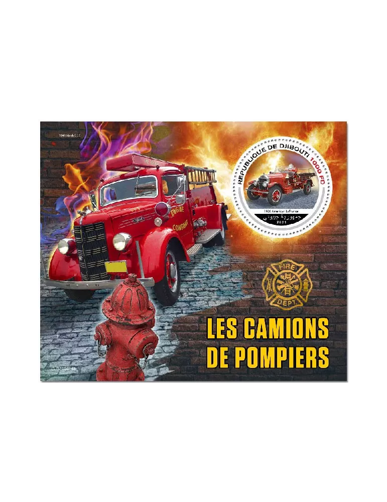 n° 723 - Timbre DJIBOUTI Blocs et feuillets