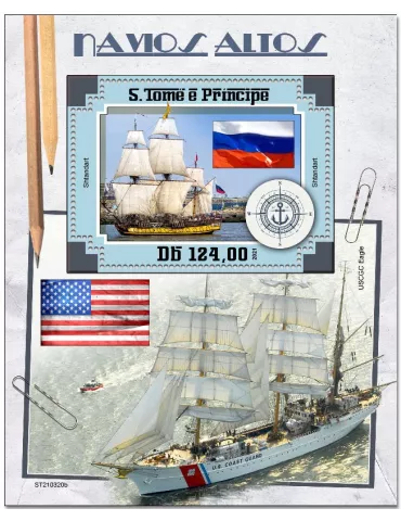 n° 1541 - Timbre SAINT-THOMAS ET PRINCE Blocs et feuillets