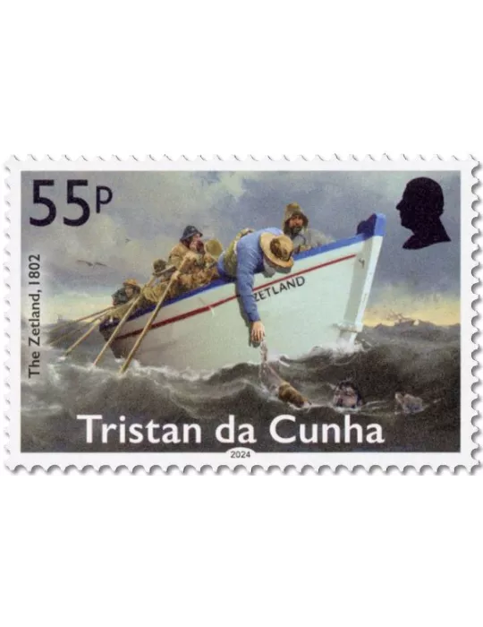 n° 1352/1355 et n° 1356/1359 - Timbre TRISTAN DA CUNHA Poste