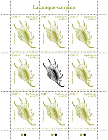 n° 10370 - Timbre GUINEE Poste