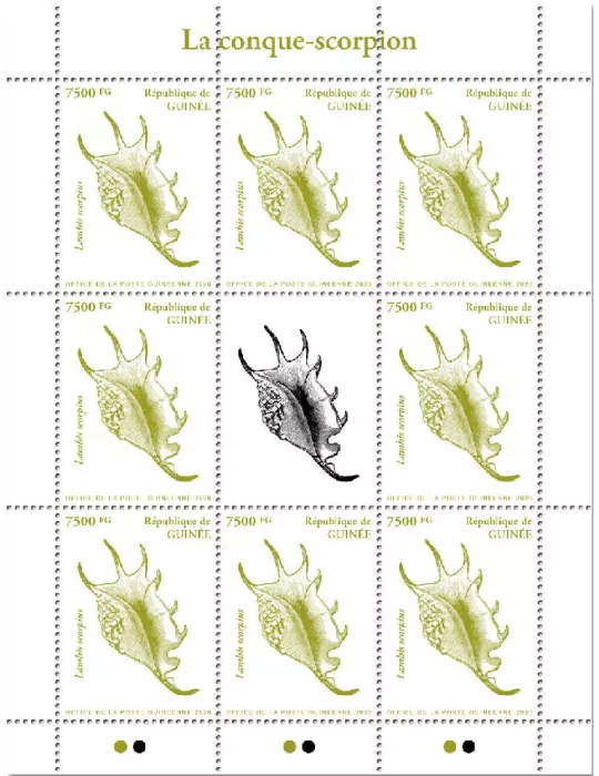 n° 10370 - Timbre GUINEE Poste