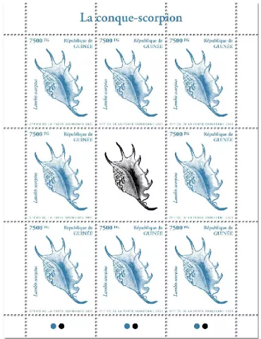 n° 10372 - Timbre GUINEE Poste