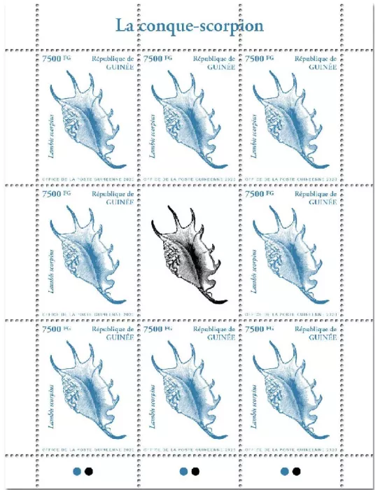 n° 10372 - Timbre GUINEE Poste
