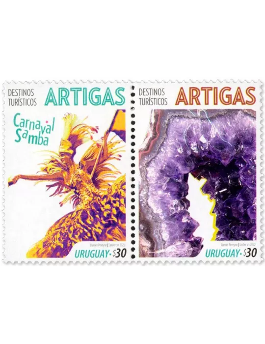 n° 3075/3076 - Timbre URUGUAY Poste