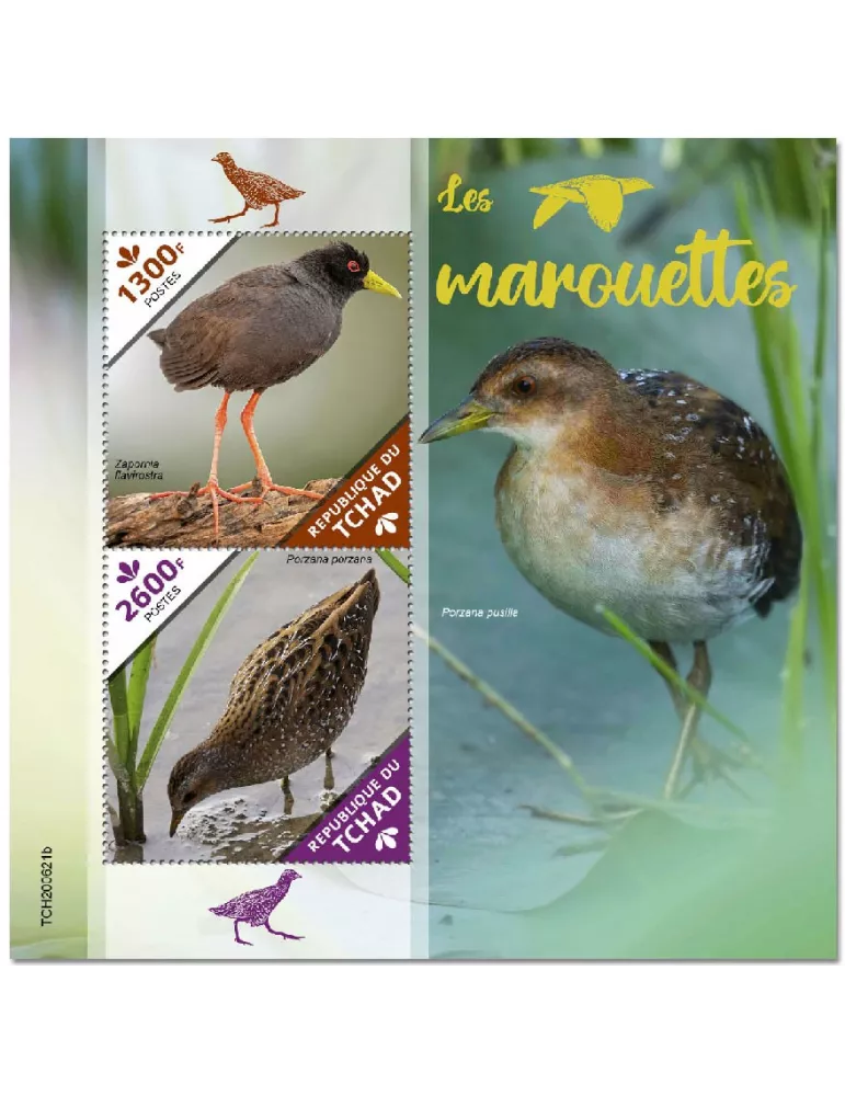 n° 412 - Timbre TCHAD Blocs et feuillets