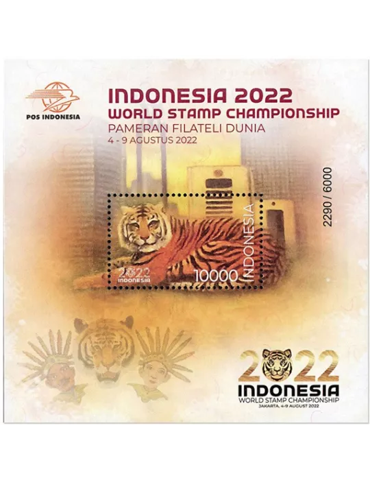 n° 371/369 et les 3 n° 369A à 371A - Timbre INDONESIE Blocs et feuillets