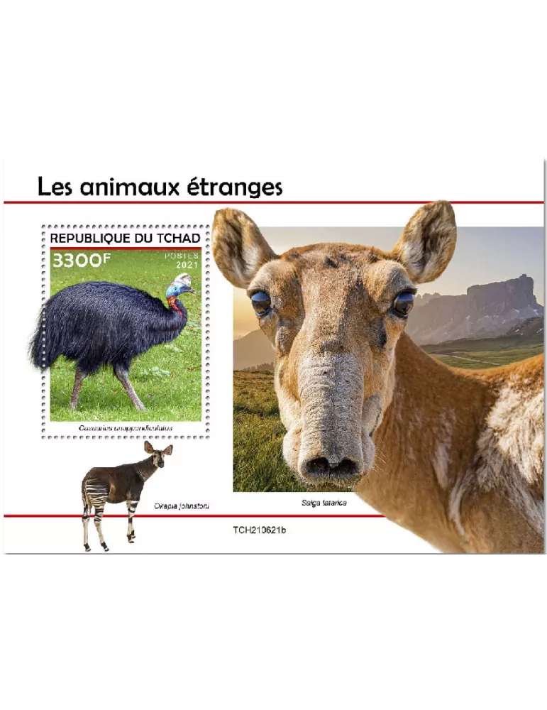 n° 637 - Timbre TCHAD Blocs et feuillets