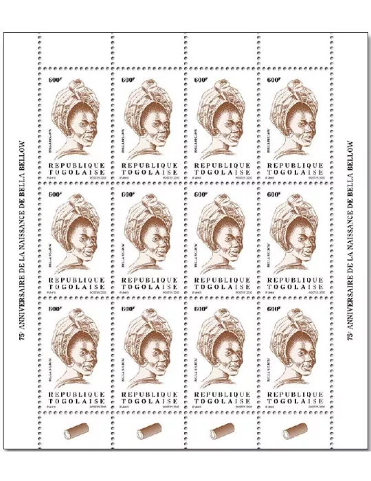 n° 8633 - Timbre TOGO Poste