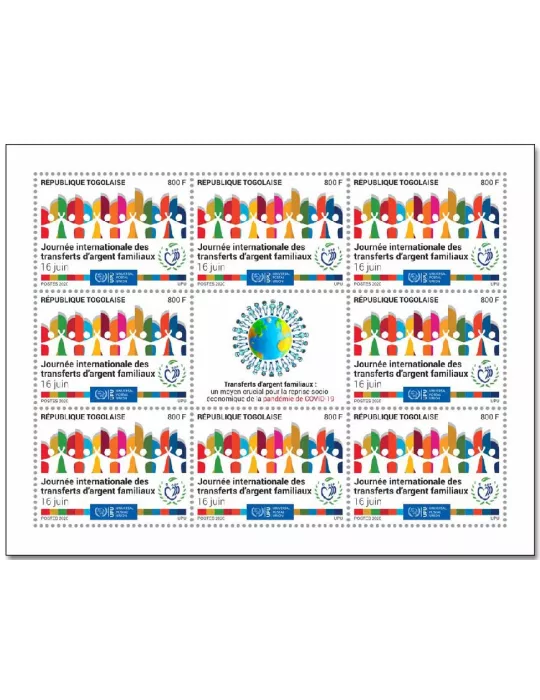 n° F8551 - Timbre TOGO Poste