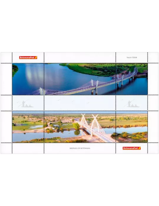 n° 74 - Timbre BOTSWANA Blocs et feuillets