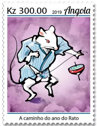n° 1964/1967 - Timbre ANGOLA Poste 2