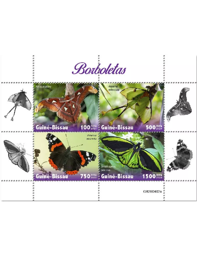 n° 8681/8684 - Timbre GUINEE-BISSAU Poste