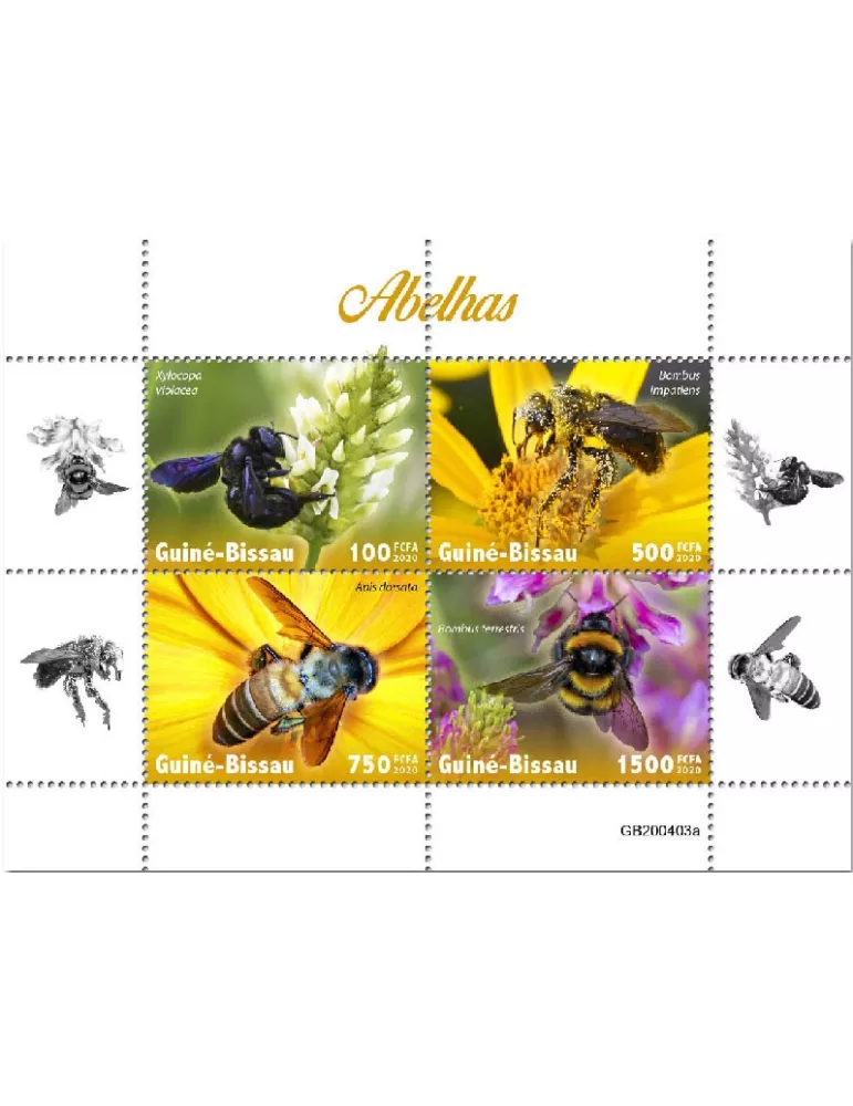 n° 8685/8688 - Timbre GUINEE-BISSAU Poste