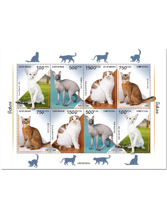 n° 8747/8750 - Timbre GUINEE-BISSAU Poste