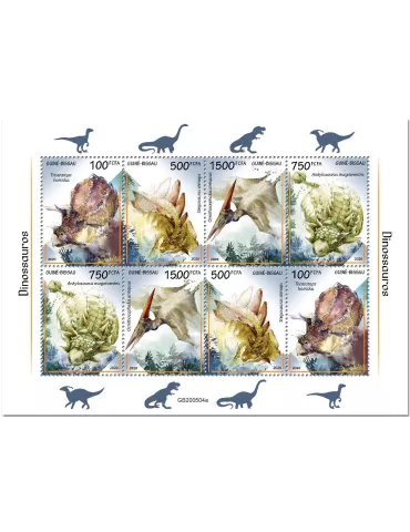 n° 8751/8754 - Timbre GUINEE-BISSAU Poste