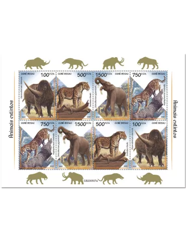 n° 8763/8766 - Timbre GUINEE-BISSAU Poste