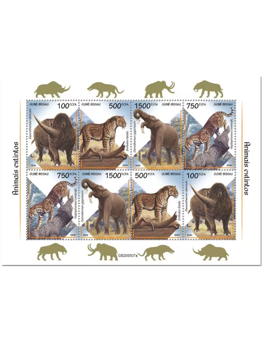 n° 8763/8766 - Timbre GUINEE-BISSAU Poste